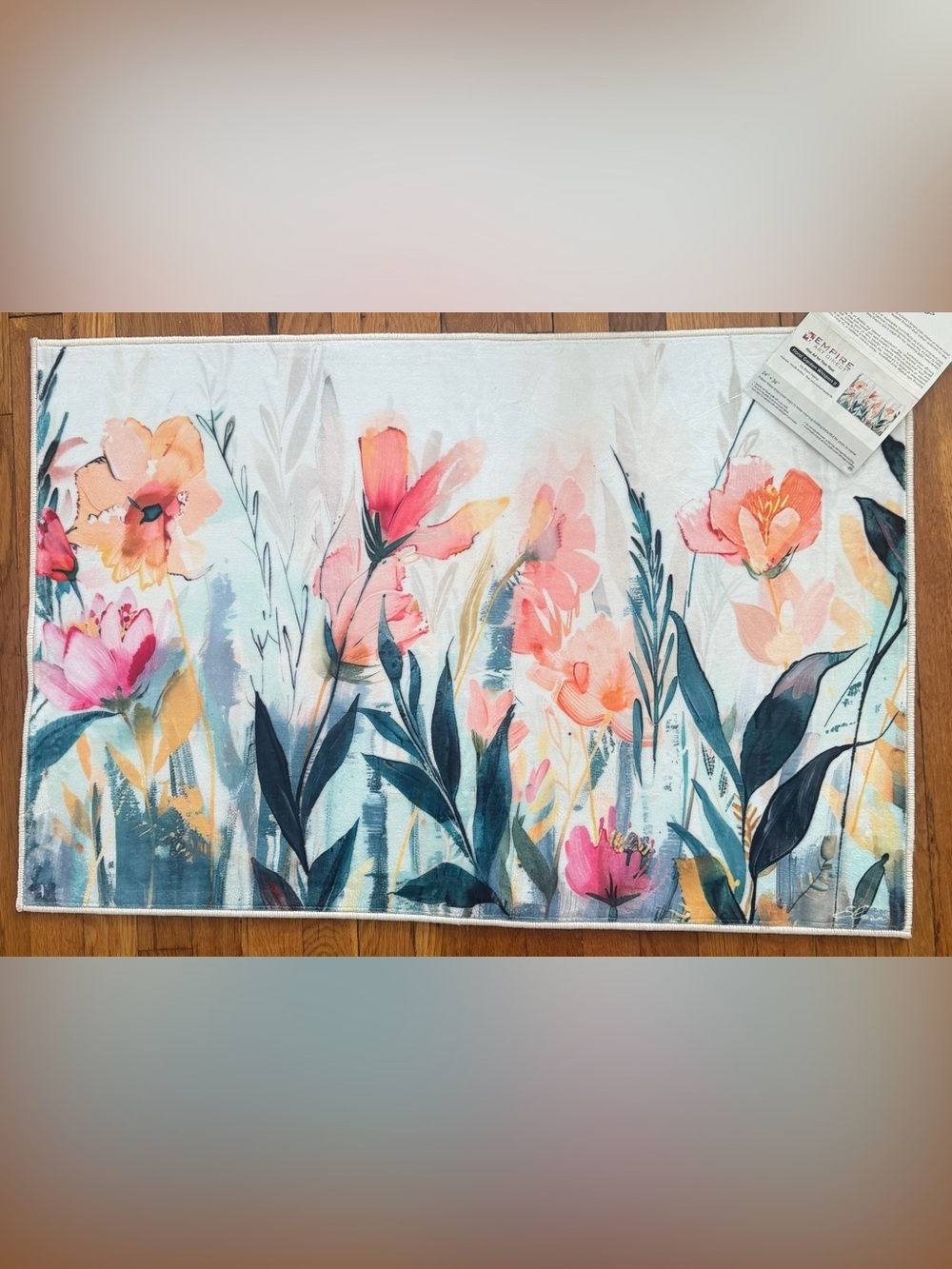 Floral garden whisper ll rug by Elara yasna